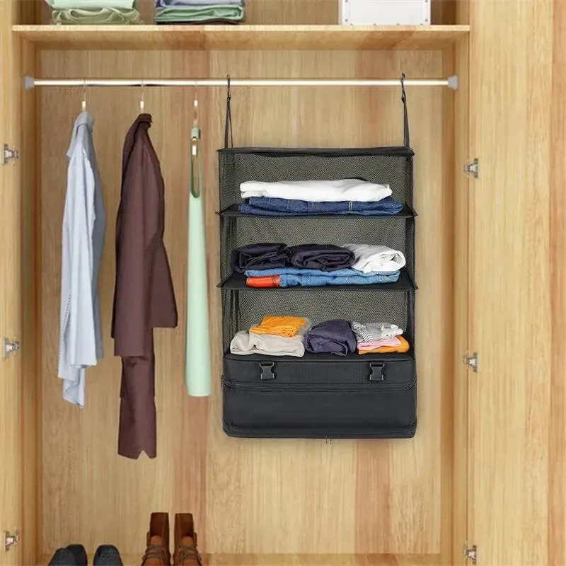 1 Set Hanging Packing Cubes for Housewares and Luggage Organization