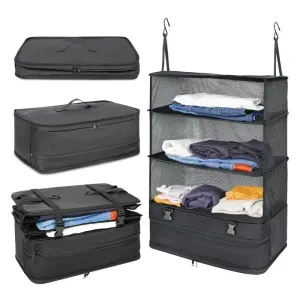 1 Set Hanging Packing Cubes for Housewares and Luggage Organization