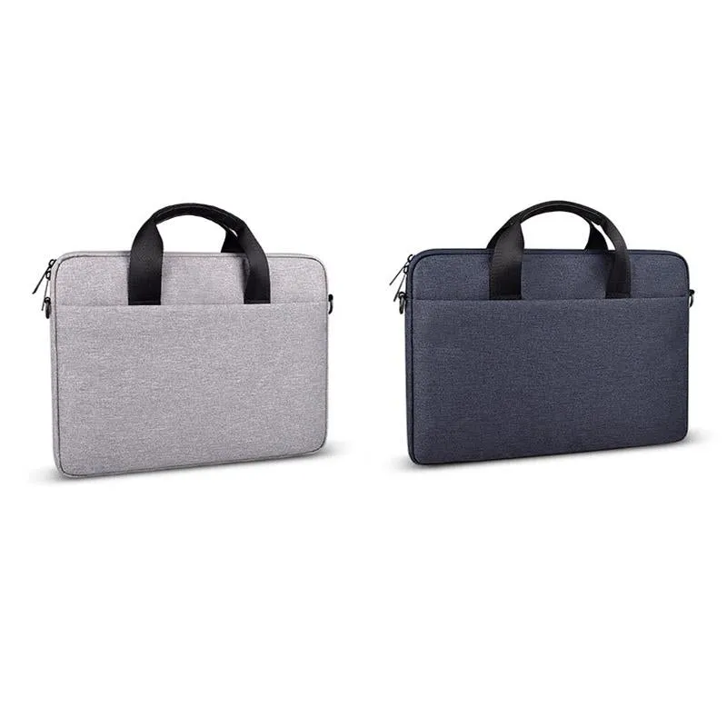 14.1-15.4 Inch Portable Laptop Bag with Single-shoulder Strap