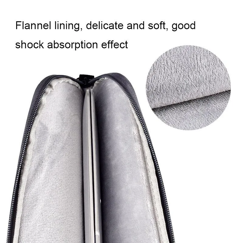 14.1-15.4 Inch Portable Laptop Bag with Single-shoulder Strap