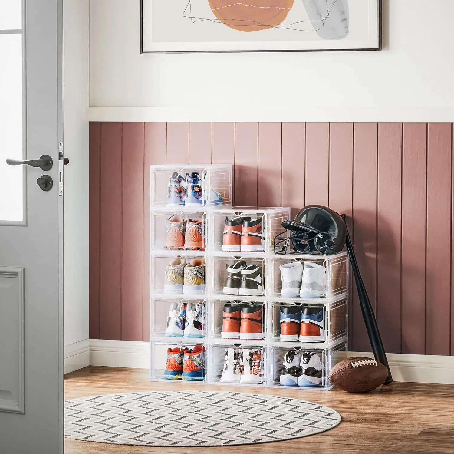 25X18X33.5Cm Multi-Functional Stackable Shoe Storage F52-8-1490