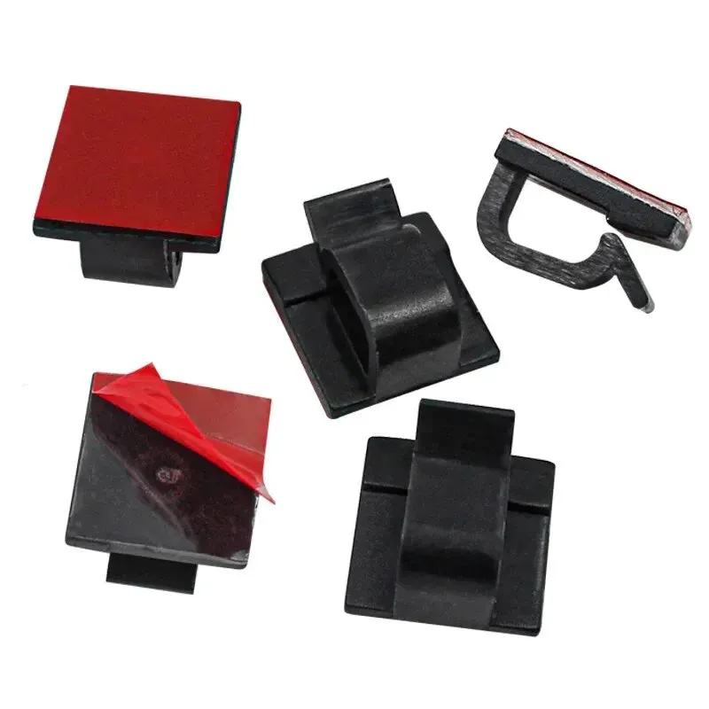 50pcs Cable Organizer Clips Wall Mounted Hook for Wire Management