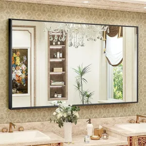 60X90Cm Rectangular Wall Mirror Frame Horizontal / Vertical