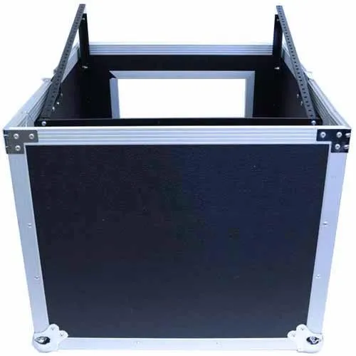 8 Space Rack Case with Slant Mixer Top