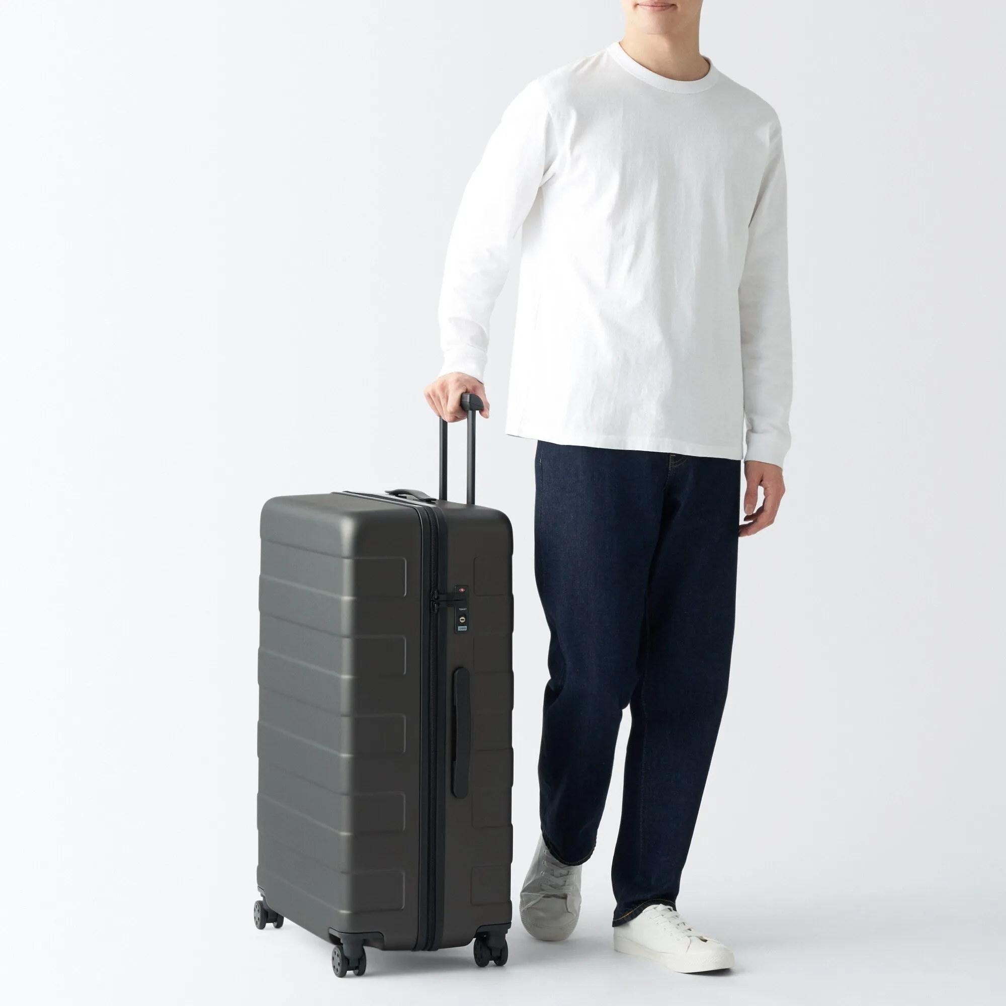 Adjustable Handle Hard Shell Suitcase 105L | Check-In