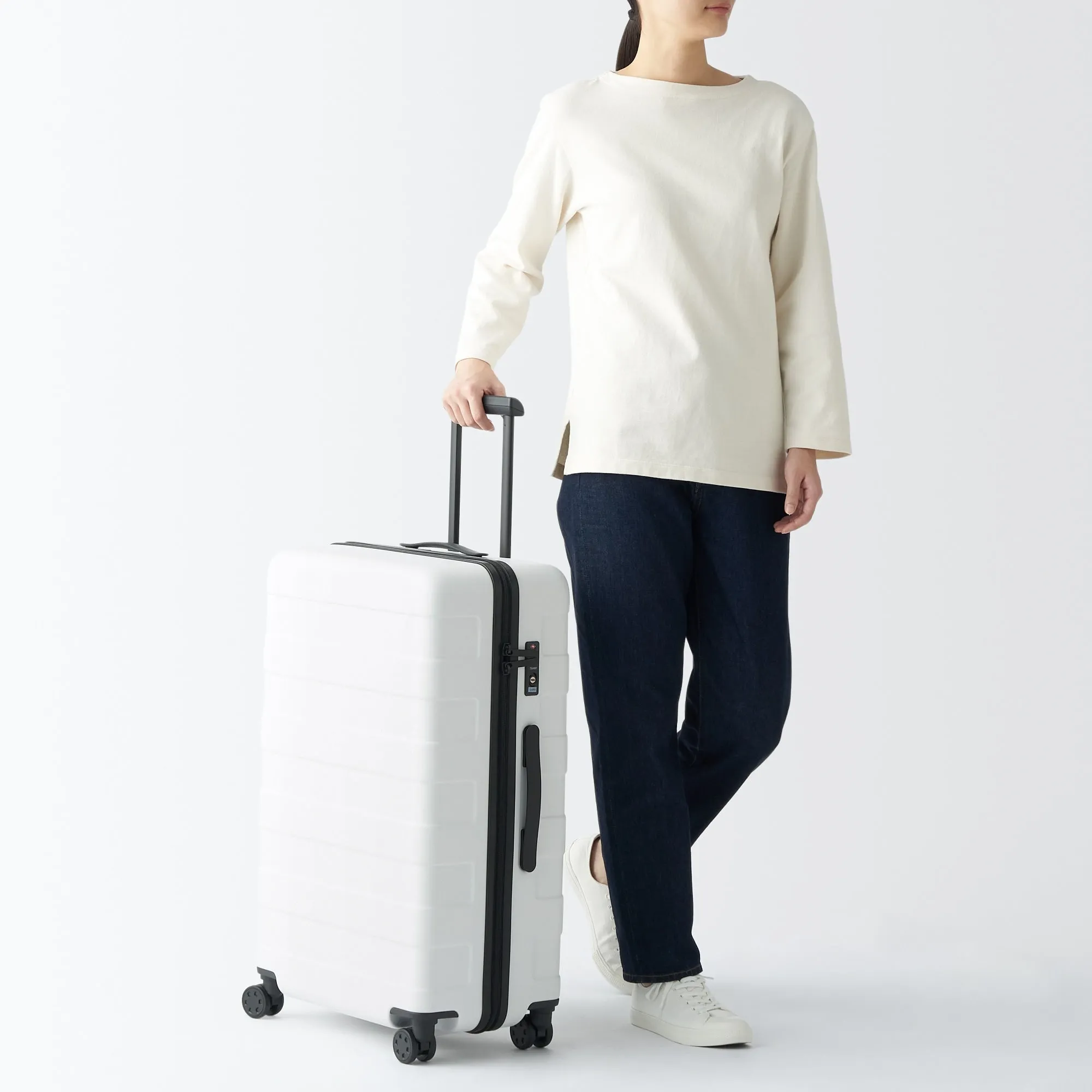 Adjustable Handle Hard Shell Suitcase 75L | Check-In