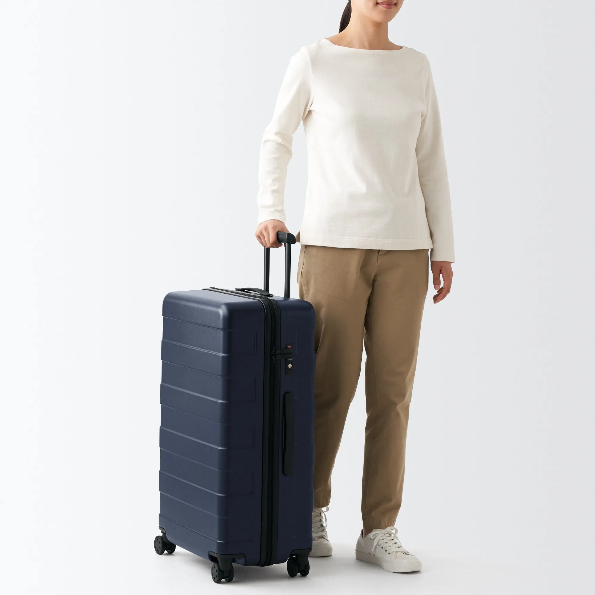 Adjustable Handle Hard Shell Suitcase 75L | Check-In