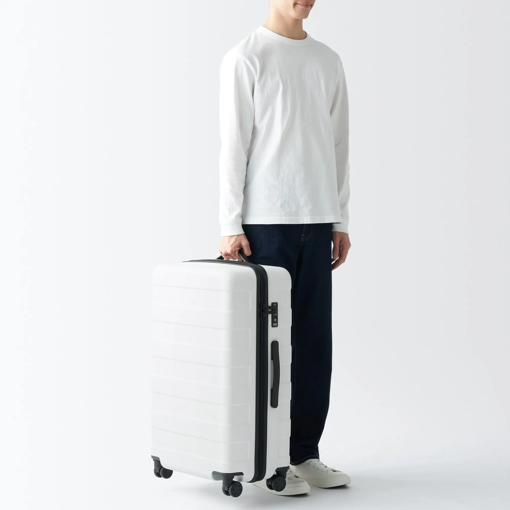 Adjustable Handle Hard Shell Suitcase 75L | Check-In