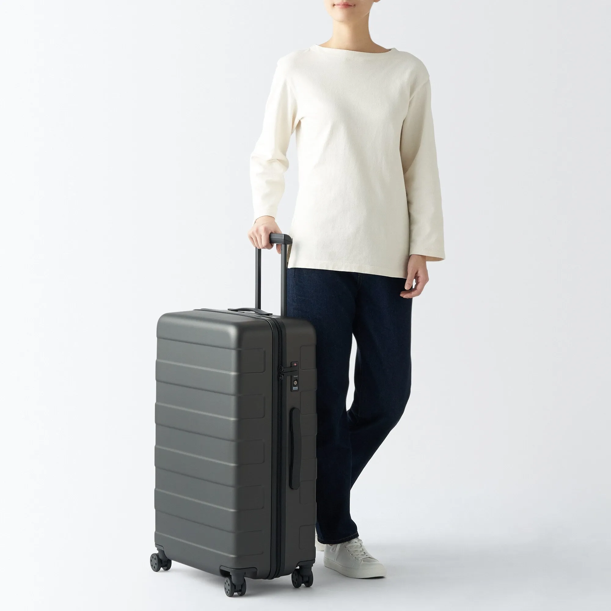 Adjustable Handle Hard Shell Suitcase 75L | Check-In