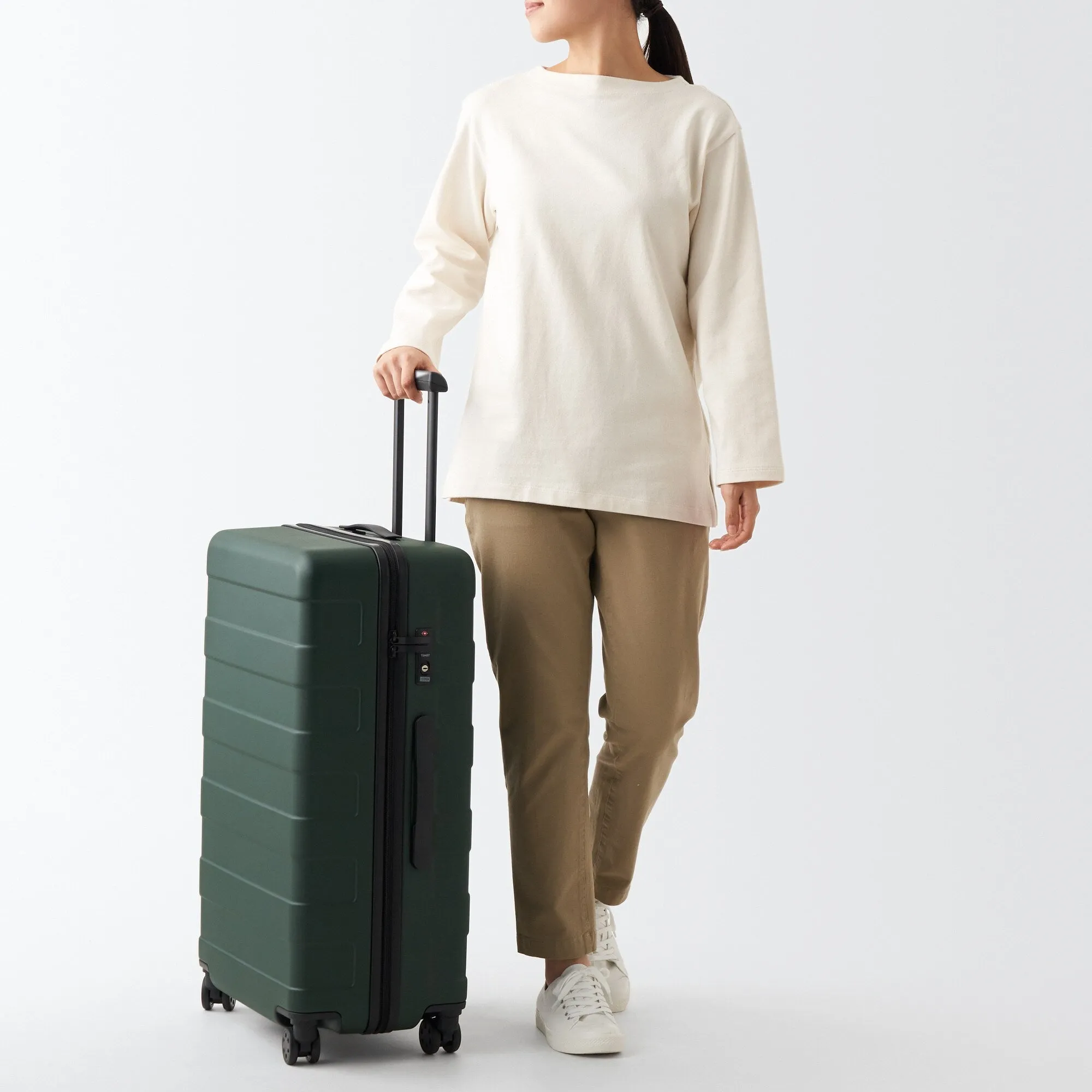Adjustable Handle Hard Shell Suitcase 75L | Check-In