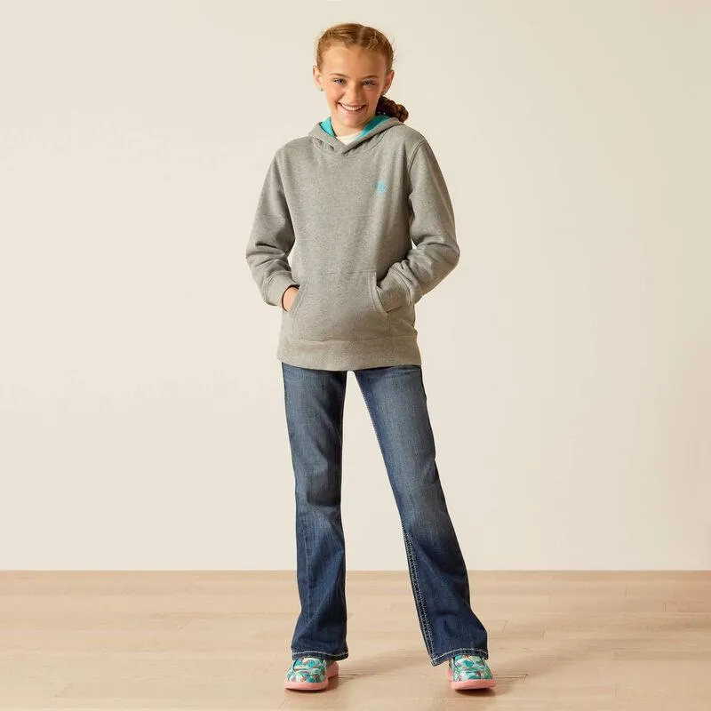 Ariat Girl's Grey Equipment Hoodie 10048586