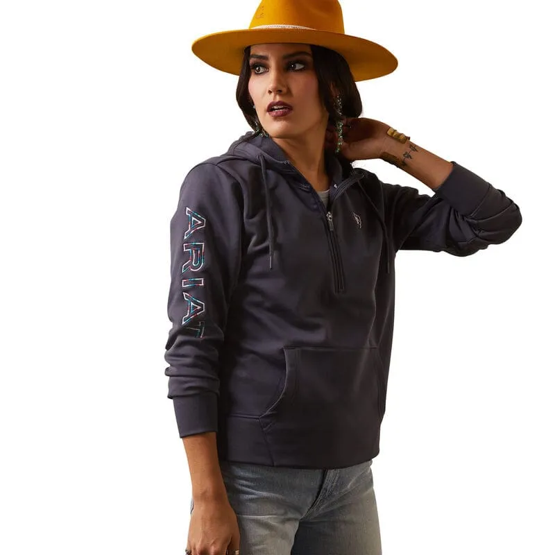 Ariat Ladies Tek Hoodie 1/2 Zip Periscope