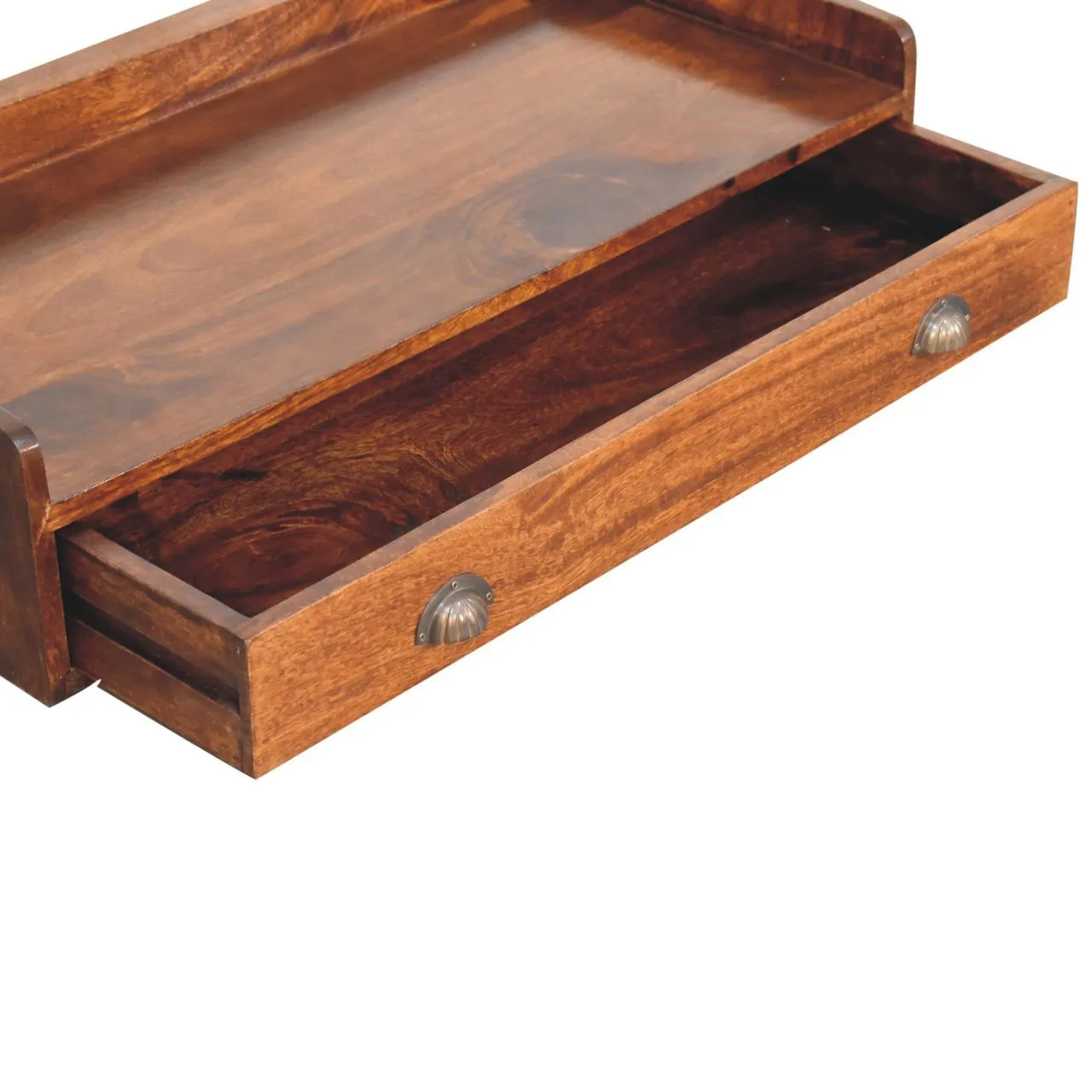 Belmont - Wall Mounted Console Shelf - Chestnut by Couch.com
