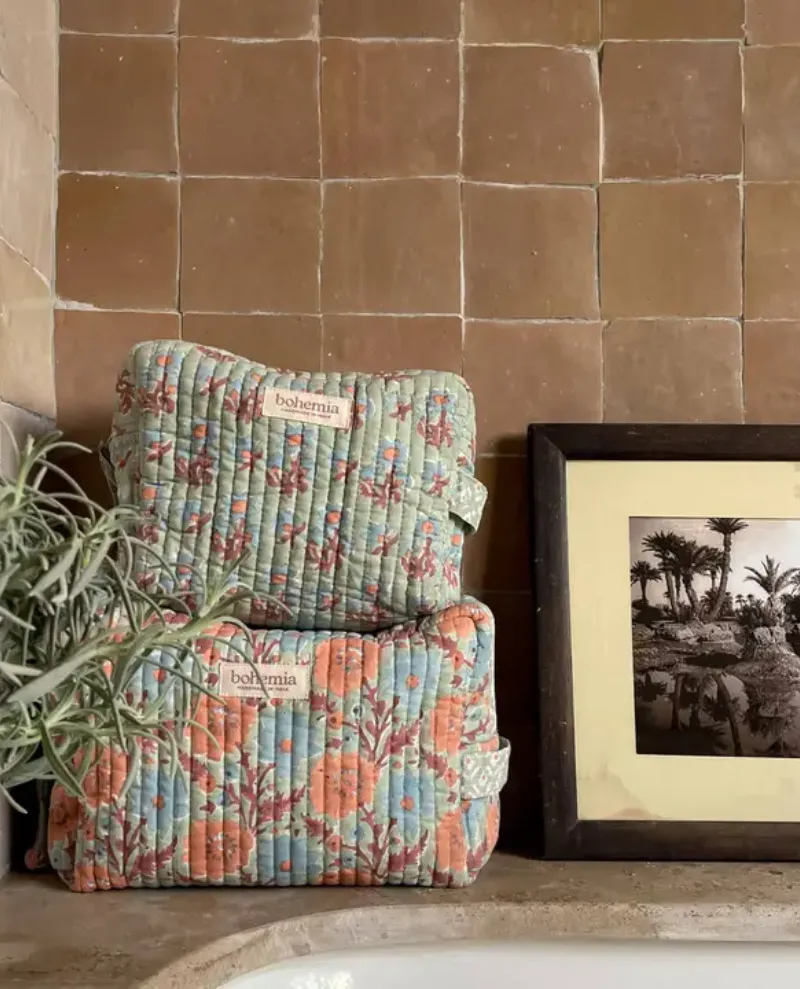 Bohemia Design Floribunda Duck Egg Washbag