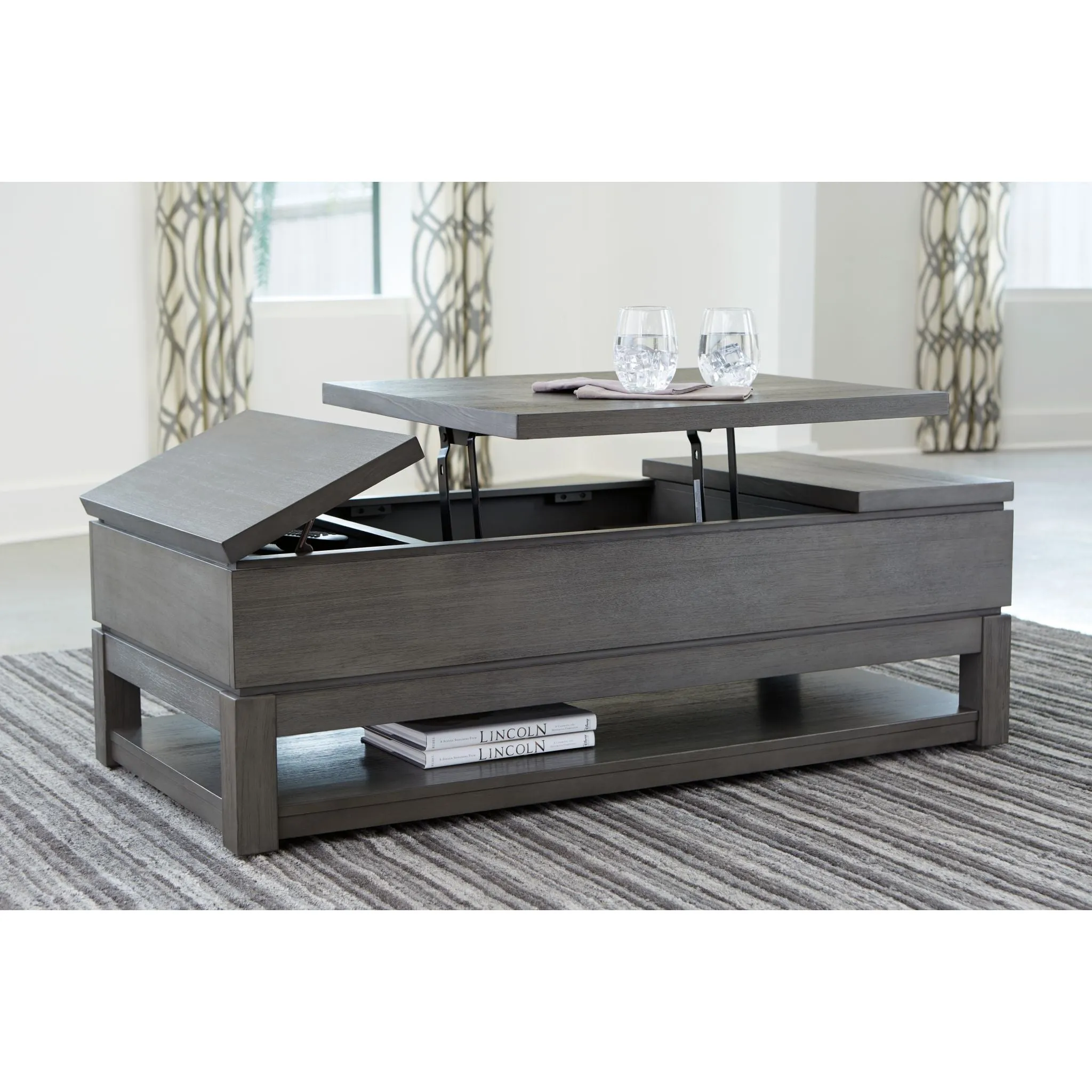 Caitbrook Cocktail Table with Lift Top