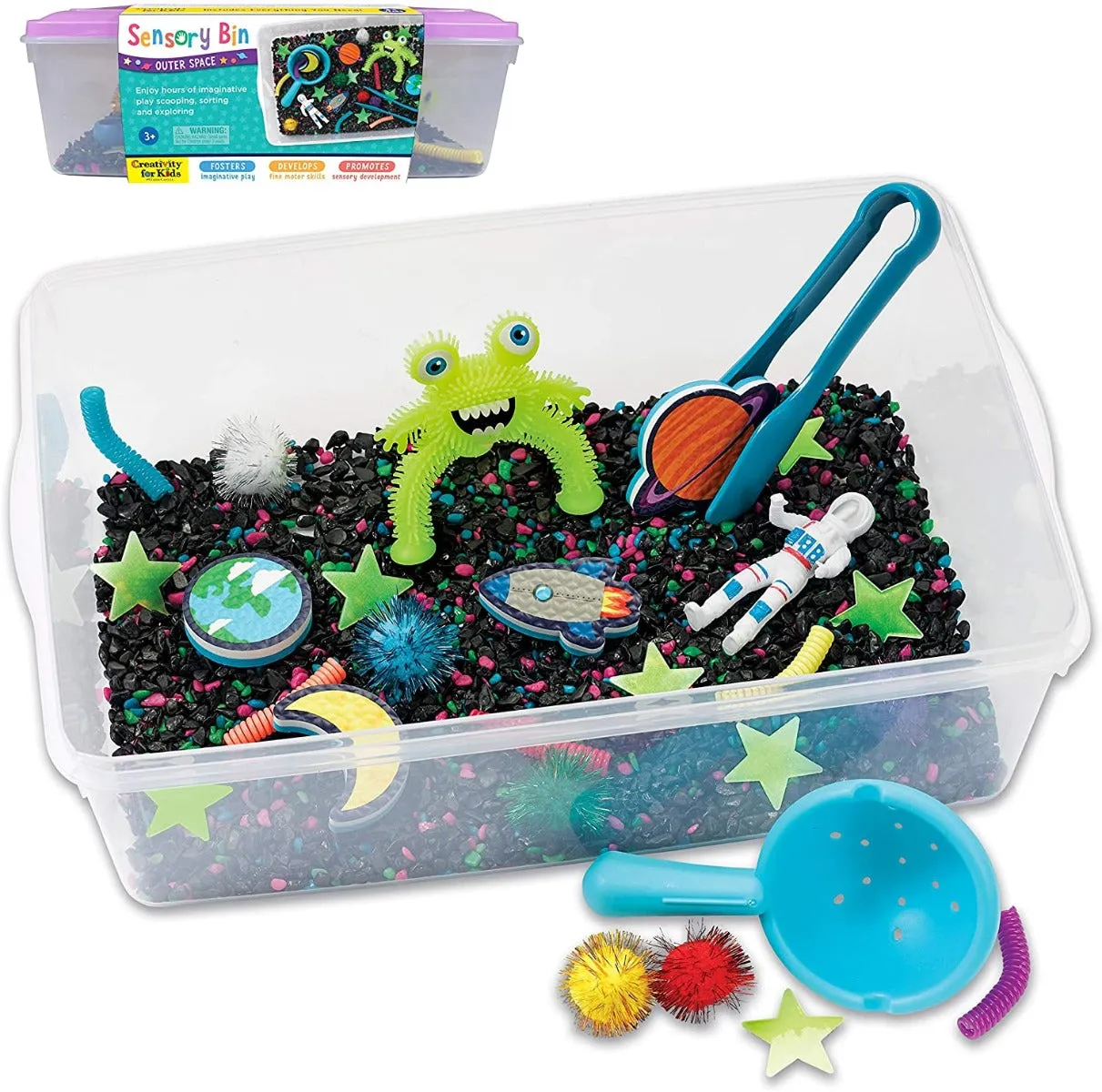 Creativity for Kids 6284 Sensory Bin Outer Space