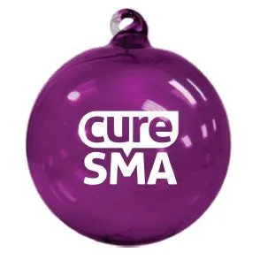 Cure SMA Hand Blown Glass Ornament
