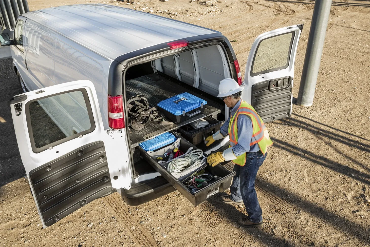 DECKED VNFD92ECRG55 DECKED Cargo Van Storage System
