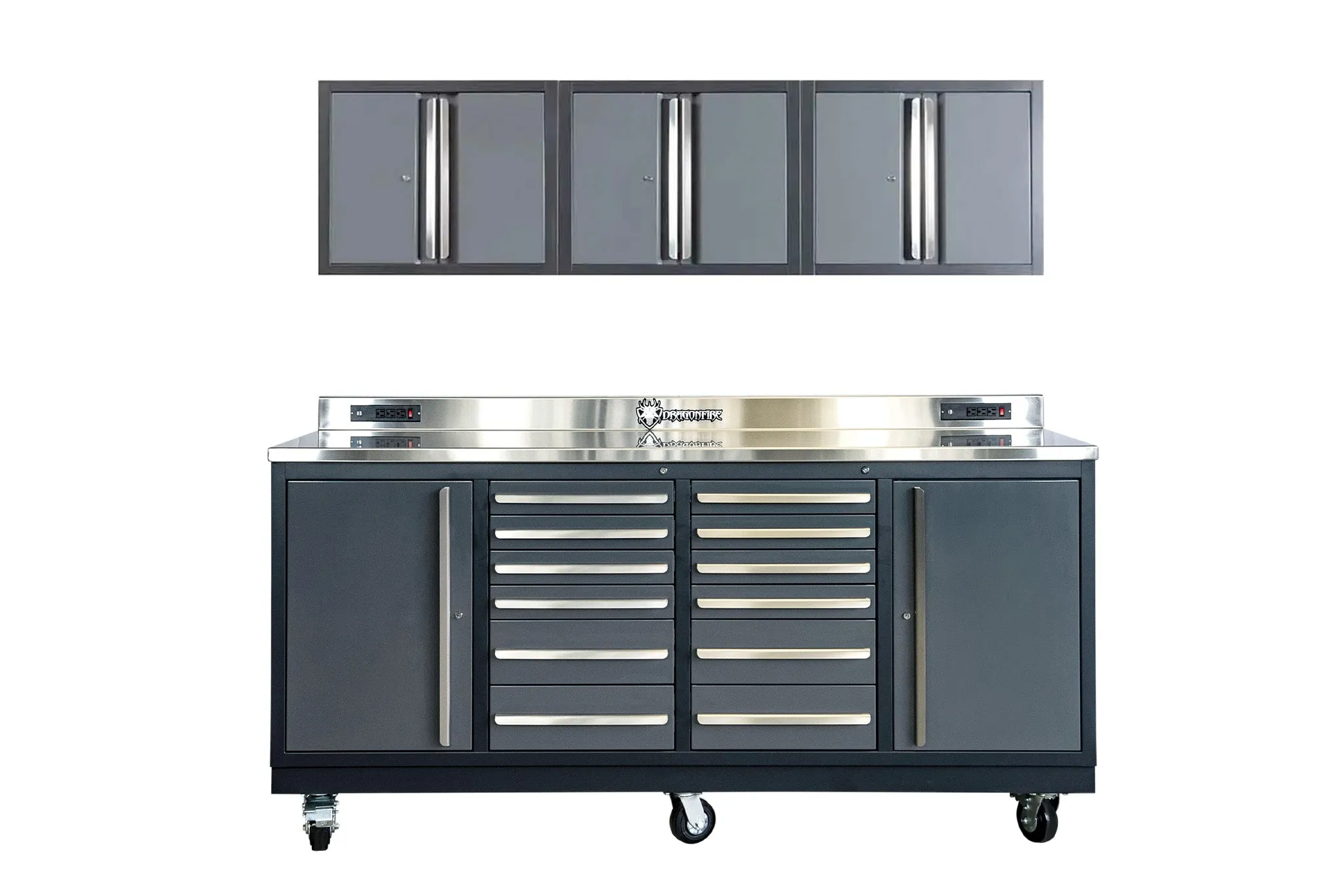 Dragonfire Pro Series Wall Cabinets (Set of 3)