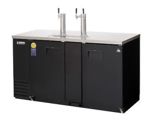 Everest EBD3 68" Double Door Direct Draw Keg Refrigerator