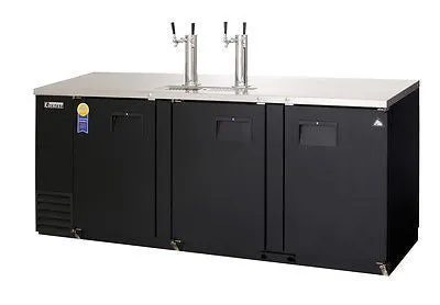 Everest EBD4 89" 3 Door Direct Draw Keg Refrigerator