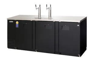 Everest EBD4 89" 3 Door Direct Draw Keg Refrigerator