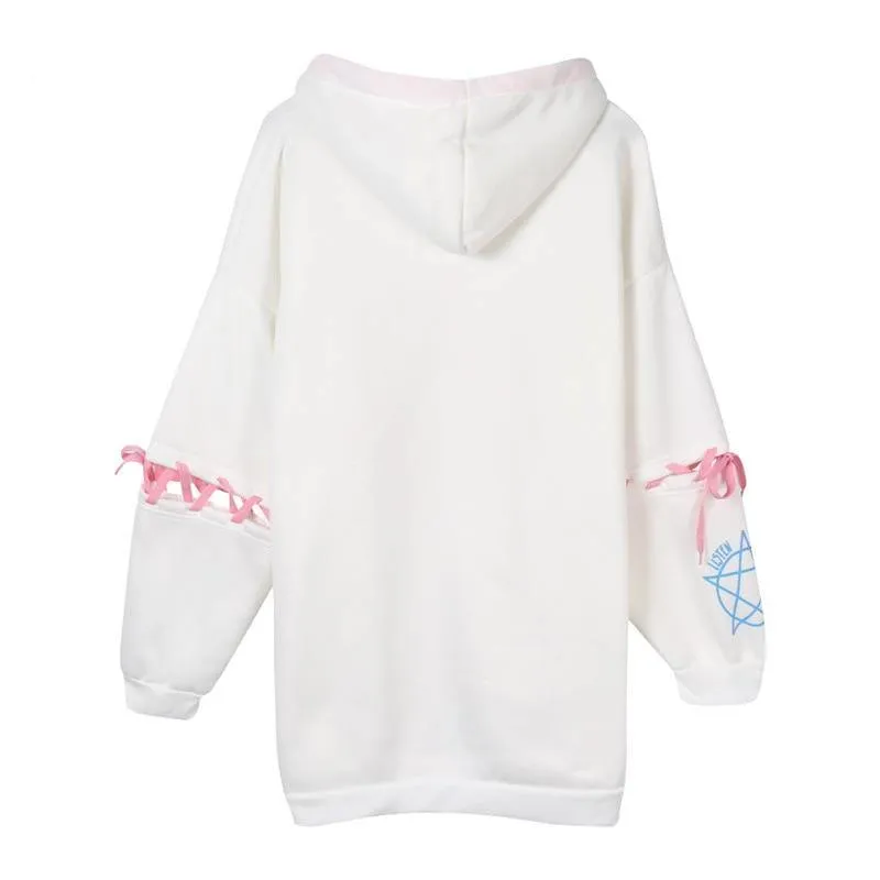 Fallen Evil Cutie Angel Hoodie: A great hoodie for rock, punk, bat and rabbit fans