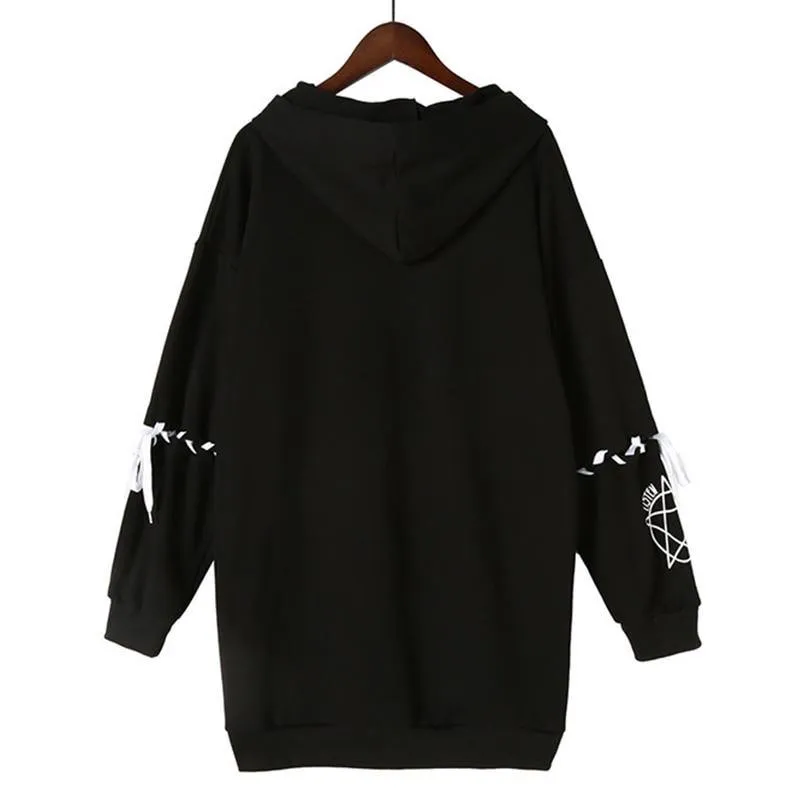 Fallen Evil Cutie Angel Hoodie: A great hoodie for rock, punk, bat and rabbit fans