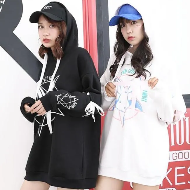 Fallen Evil Cutie Angel Hoodie: A great hoodie for rock, punk, bat and rabbit fans