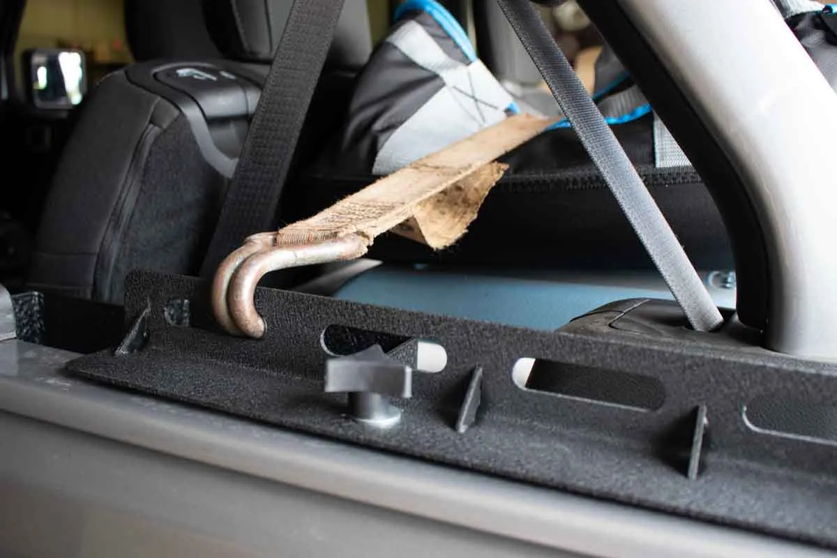 Fishbone JK Tub Rail Tie Downs