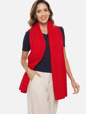 FlexKnit Red Cashmere Wrap