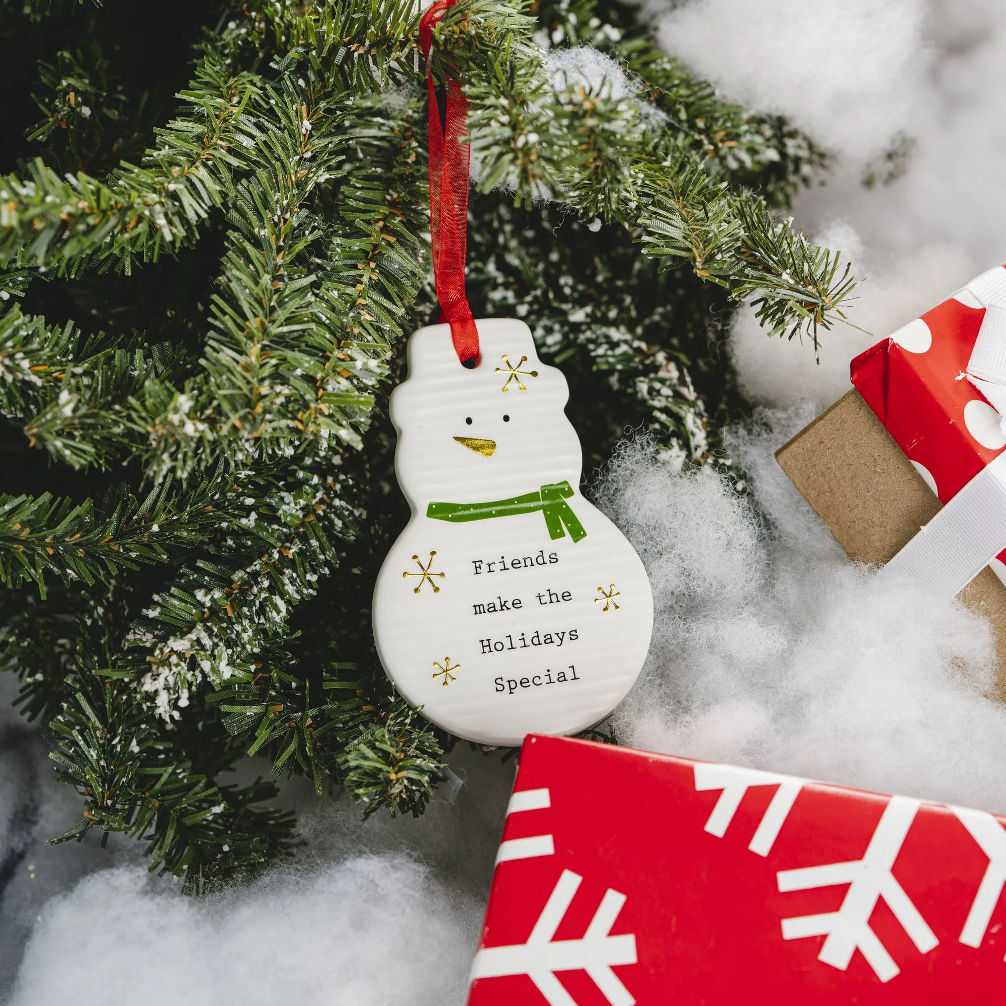 Friends 3.75" Snowman Ornament