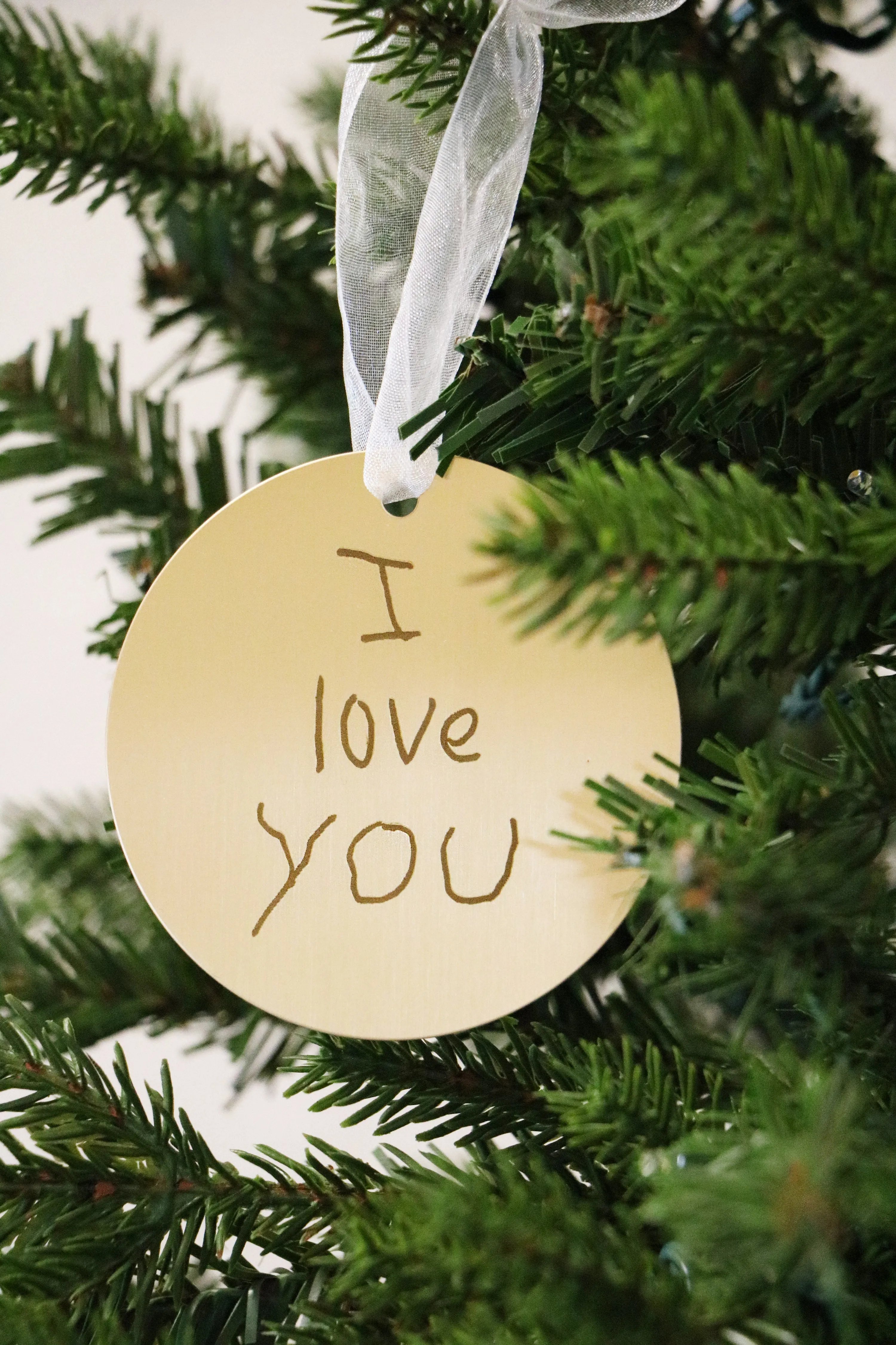 handwriting ornament