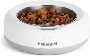 Honeywell Smart Pet Bowl with Built-in Food Scale and Removable Slow Feeder Insert, App-Based, WiFi Enabled, 2-Cup Capacity, USB Rechargeable, Ideal for Monitoring Pet's Eating Habits