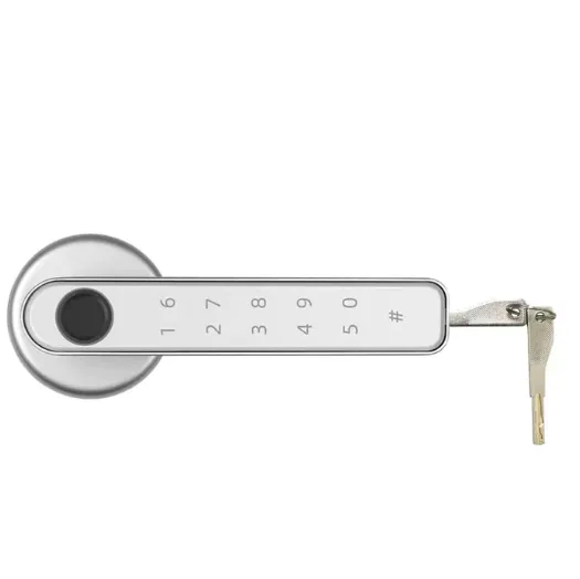 Intelligent door lock with fingerprint