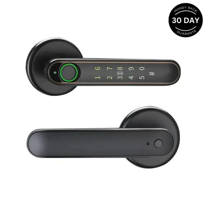 Intelligent door lock with fingerprint