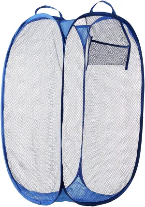 Kuber Industries Nylon Mesh Laundry Basket, 20Ltr (Multi)-CTKTC026034