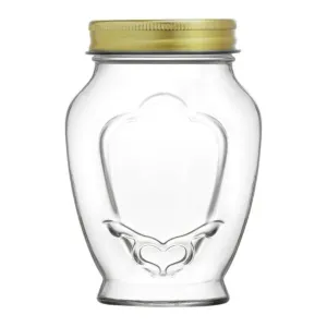Lav Laura Glass Jar Set with Lid, Glass Canisters, 6 Pcs