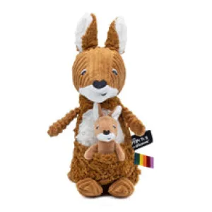 Les  Ptipotos  Kangaroo & Baby- Brown Sugar