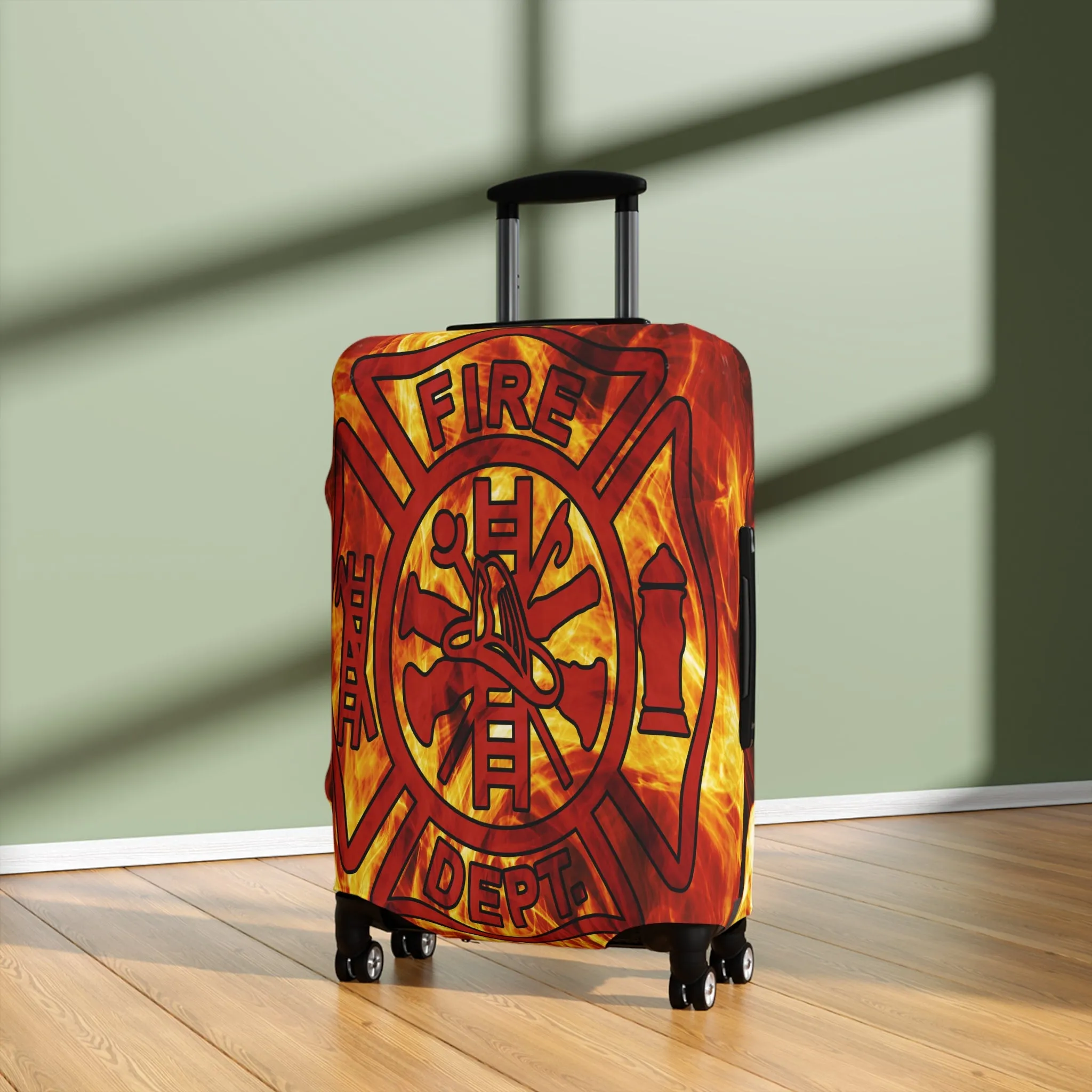 Luggage Cover, Fireman, Fire Dept, awd-545