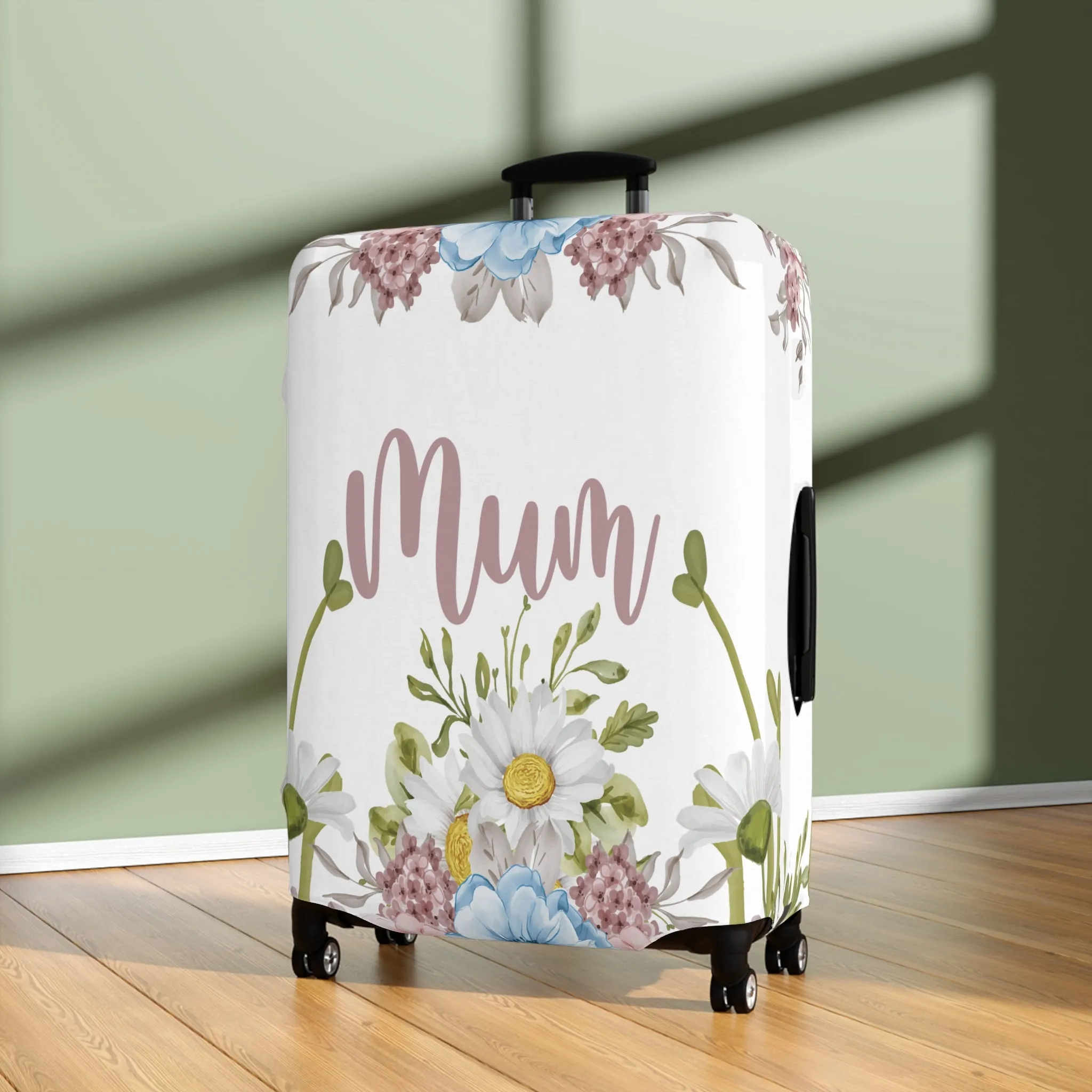 Luggage Cover, Floral, Mum, awd-1365