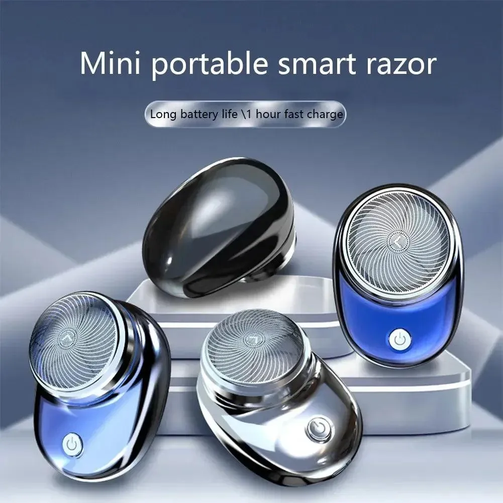 Mini Electric Shaver - Portable Waterproof Razor for Wet & Dry Use