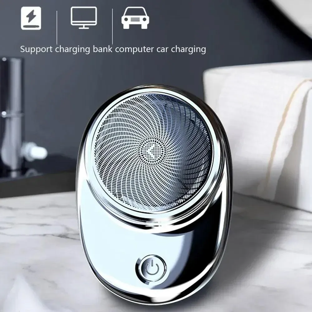 Mini Electric Shaver - Portable Waterproof Razor for Wet & Dry Use