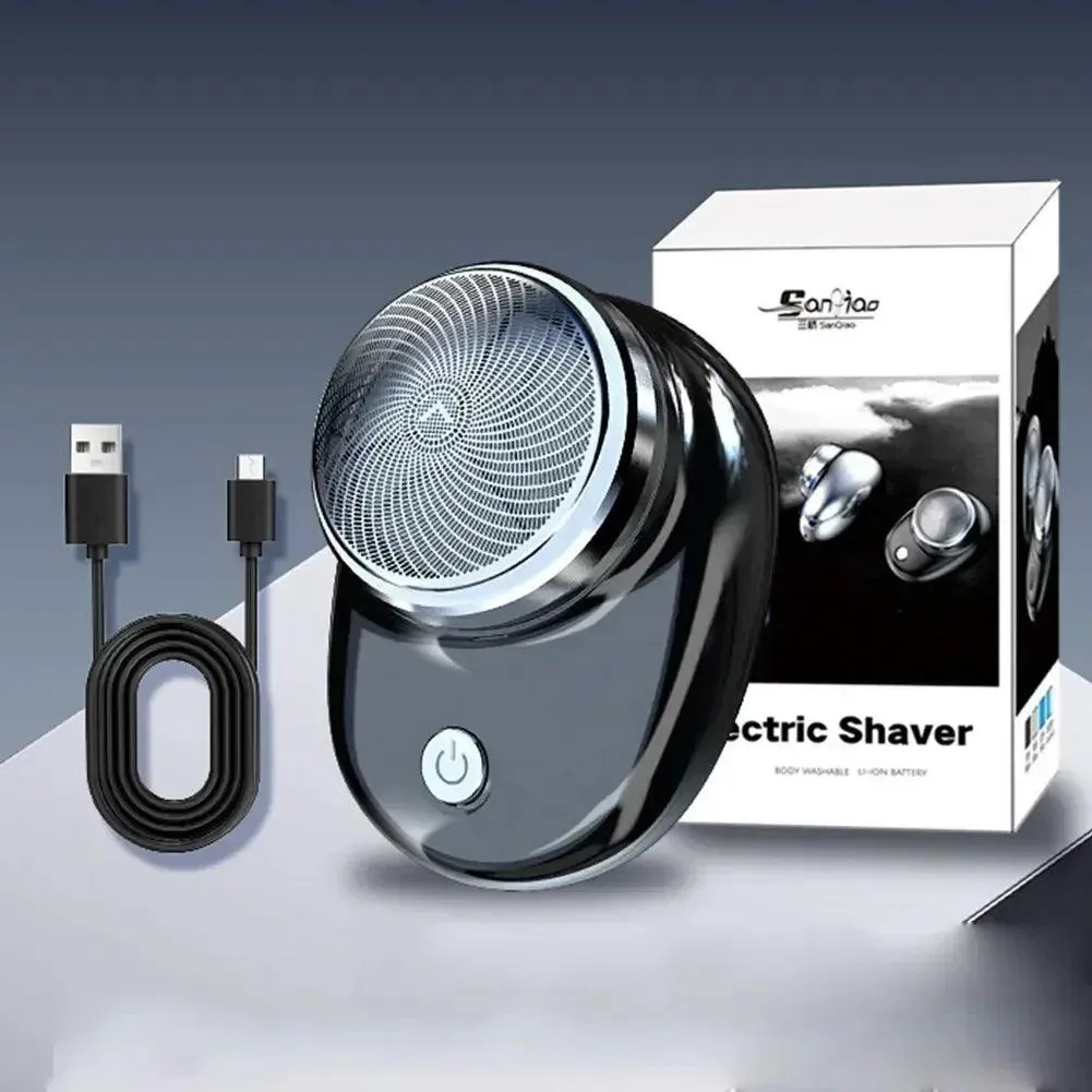 Mini Electric Shaver - Portable Waterproof Razor for Wet & Dry Use