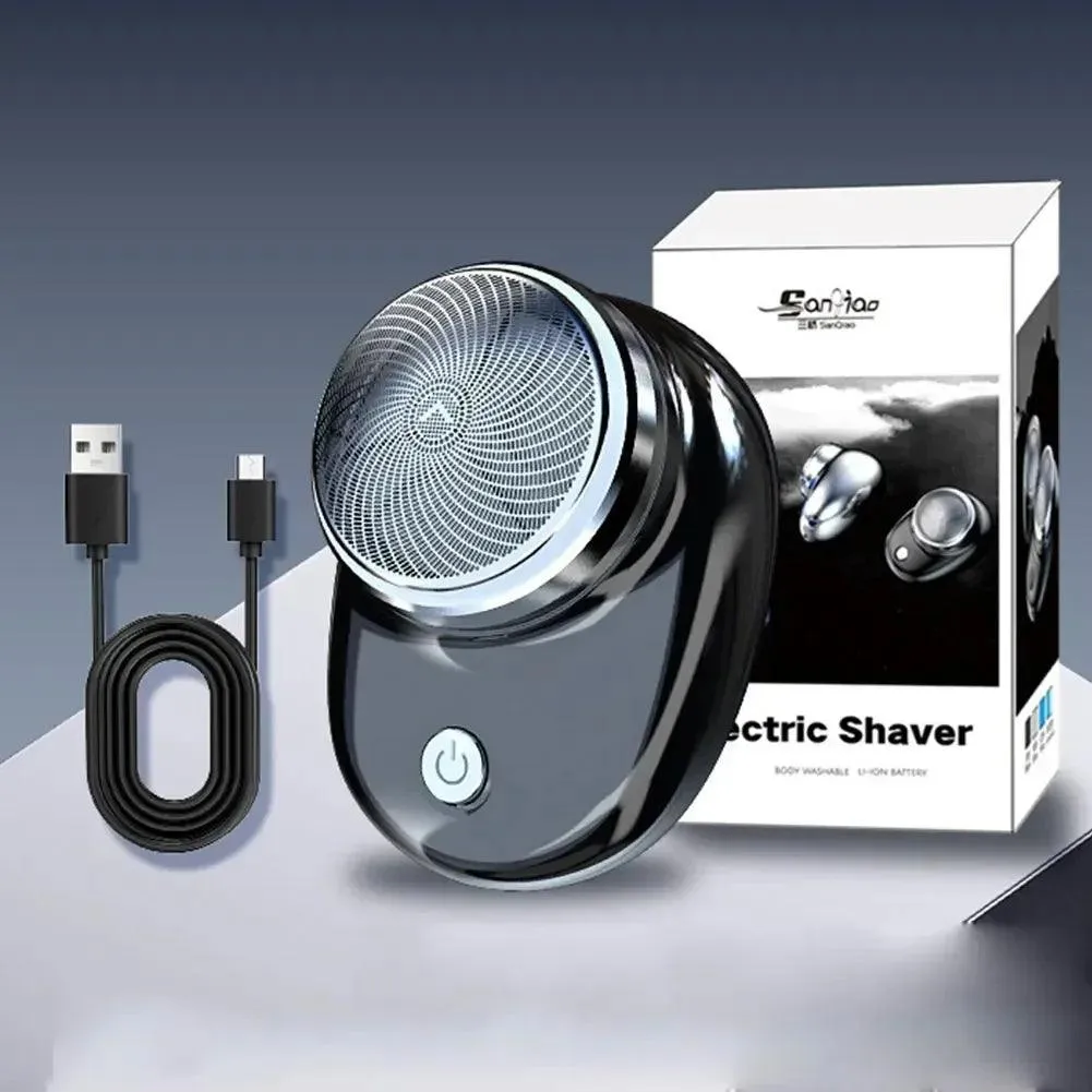 Mini Electric Shaver - Portable Waterproof Razor for Wet & Dry Use