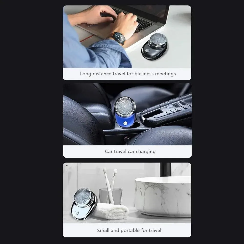 Mini Electric Shaver - Portable Waterproof Razor for Wet & Dry Use