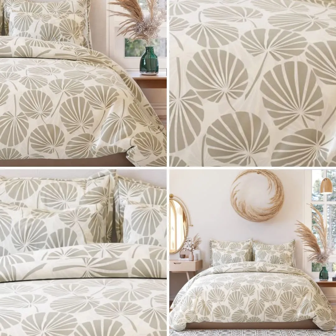 Navagraha Glace Cotton All Around Elastic Fitted Printed King Size Double Bed Bedsheet with 2 Pillow Cover (72"x78") (COLOUR-05)