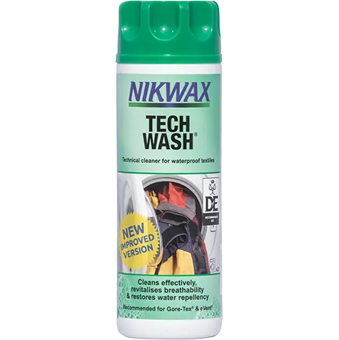 Nikwax Tech Wash 300ml and 1 litre