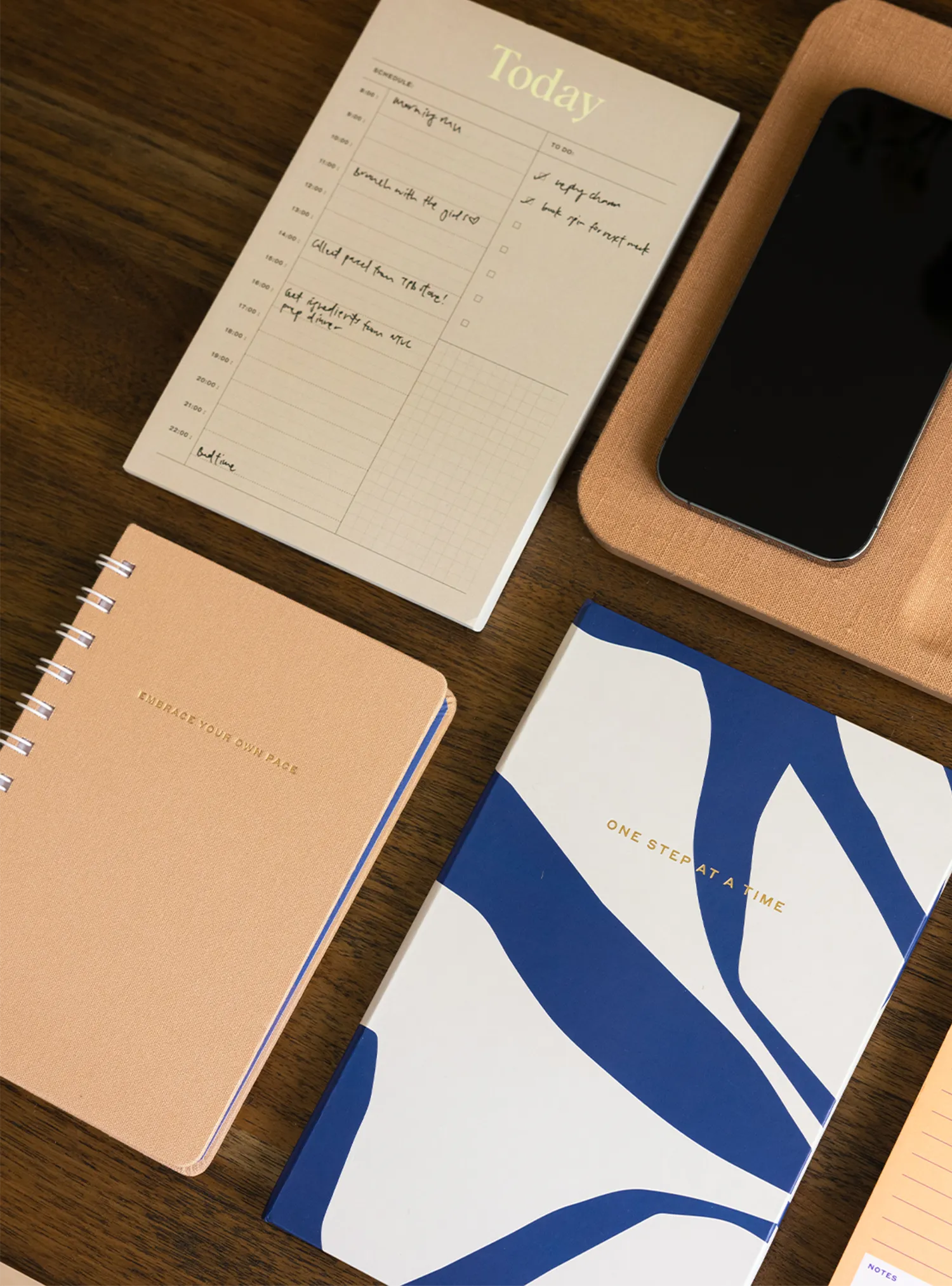 Pace Ring Bound Compact Lined and Blank Notebook