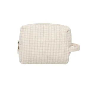 Quincy Mae Toiletry Bag - Oat Check